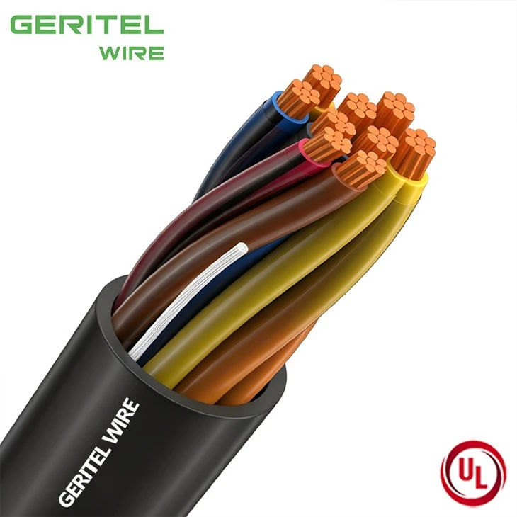 14 AWG Overall Shielded Control Tray Cable PVC Nylon PVC TC-ER 600V suppliers