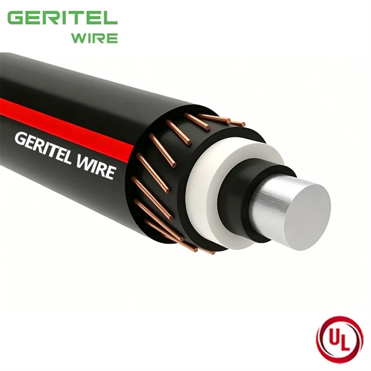 15kV Solid Aluminum Primary UD Cable EPR/CN/LLDPE MV-90 133% I.L. 220 Mils high quality