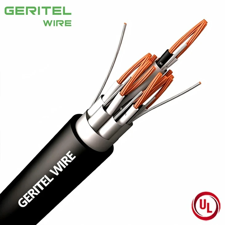 16 AWG Overall Shielded PVC/Nylon/PVC 600V Instrumentation Type TC-ER Cable factory