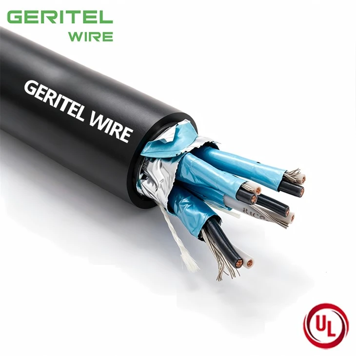 16 AWG Individually and Overall Shielded XLPE/PVC 600V Instrumentation Type TC-ER Cable factory