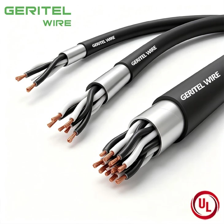 16 AWG Individually and Overall Shielded XLPE/PVC 600V Instrumentation Type TC-ER Cable suppliers