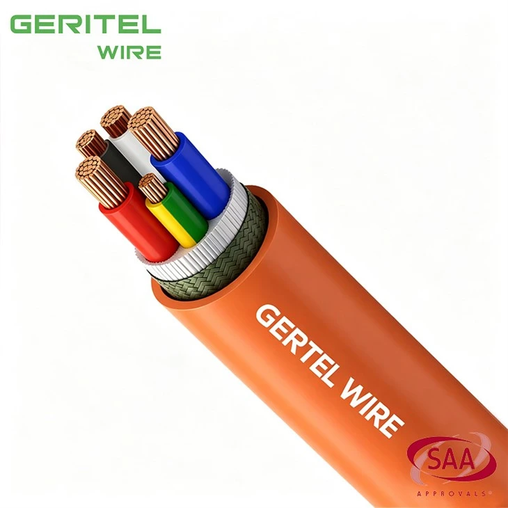 16mm2 4 Core + 6mm2 Earth Industrial Distribution Cable XLPE PVC suppliers