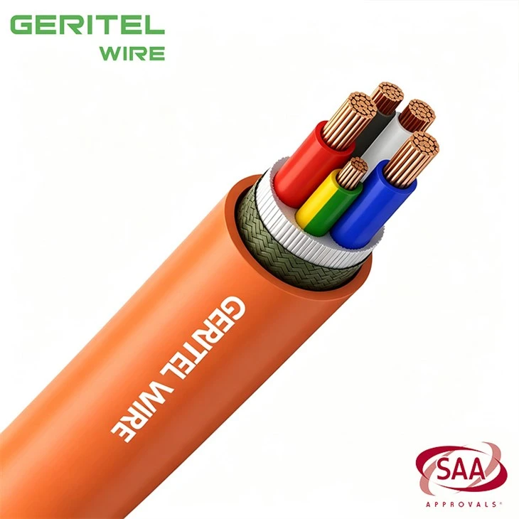 185mm2 4 Core + 70mm2 Earth Copper Power Cable For Infrastructure Projects factory