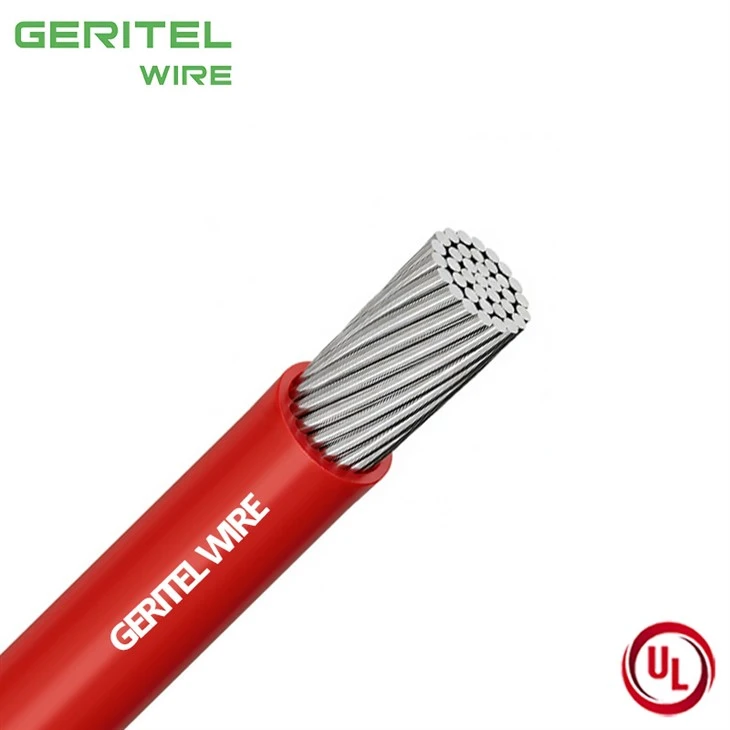 2 AWG UL44 AA8000 Aluminum XHHW / XHHW-2 Wire AA8000 Aluminum Conductor For Airport Power Systems factory