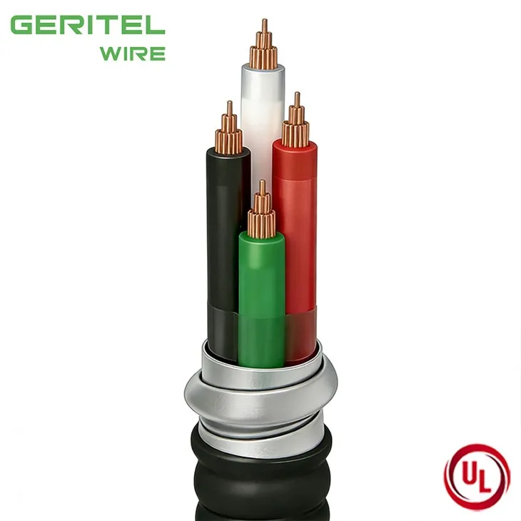 3 AWG PVC Jacketed Metal Clad Cable With Copper THHN/THWN-2 Conductors best