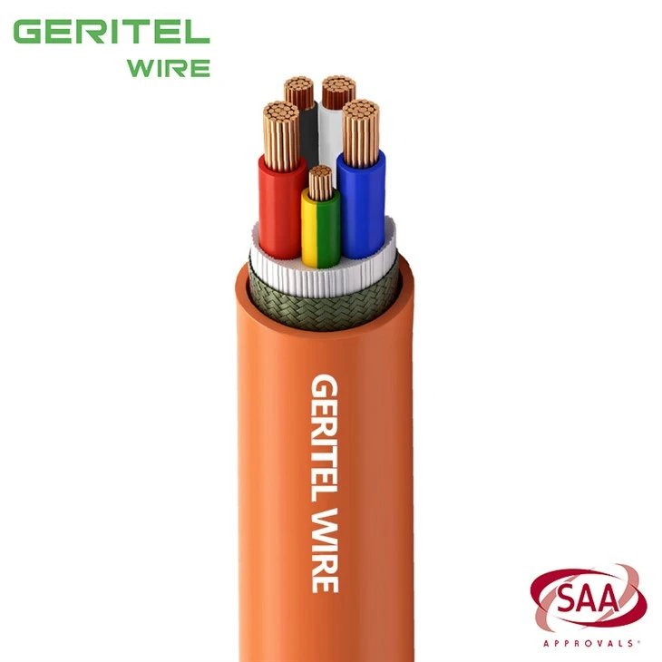 35mm2 4C+E Copper XLPE PVC Feeder Cable For Switchboard Connections factory