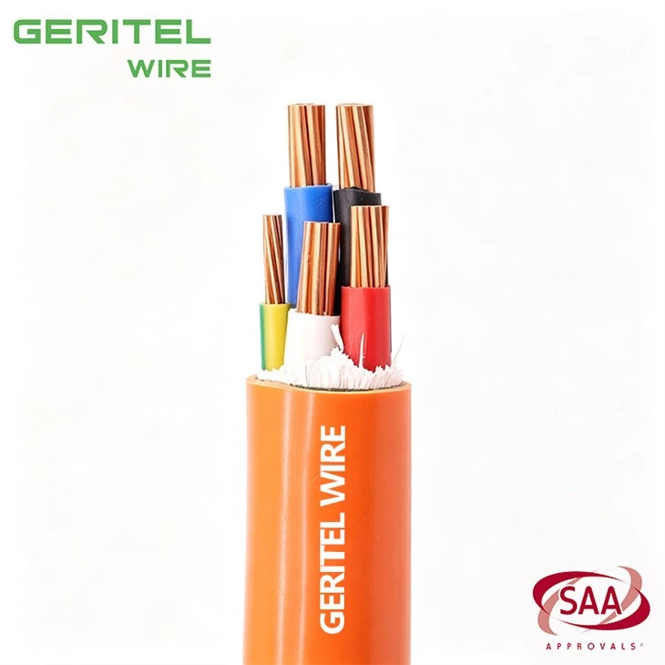 4 X 240mm2 + 1 X 95mm2 Earth Extra Large Orange Circular Mains Cable best