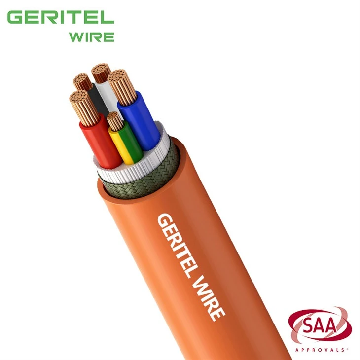 4 X 50mm2 + 1 X 16mm2 Earth Low Voltage Orange Circular Supply Cable suppliers