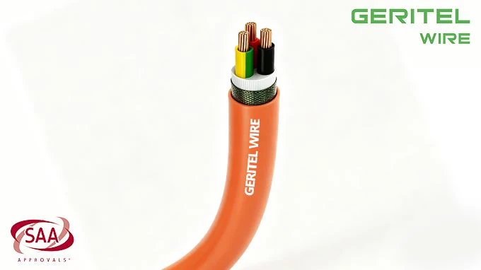 6mm² 2 Core + 2.5mm² Earth XLPE Insulated Orange Circular Copper Cable best
