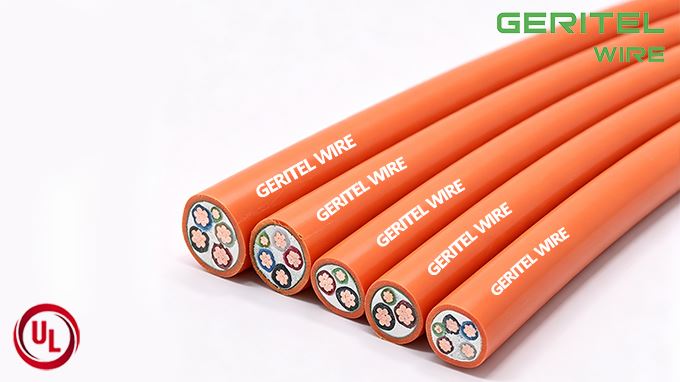 6mm² 2 Core + 2.5mm² Earth XLPE Insulated Orange Circular Copper Cable factory