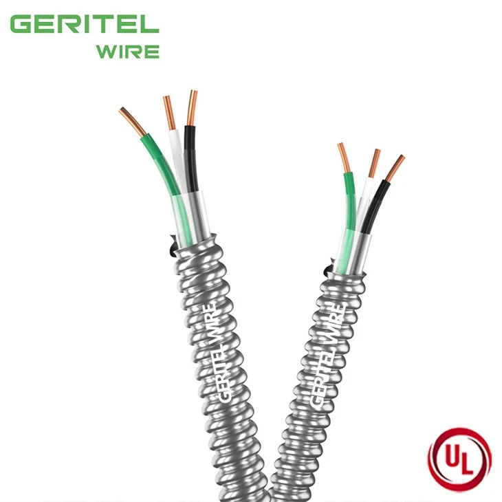 8/2 THHN THWN-2 Armored Building Cable With Ground For Residential & Small Office Indoor Wiring high quality