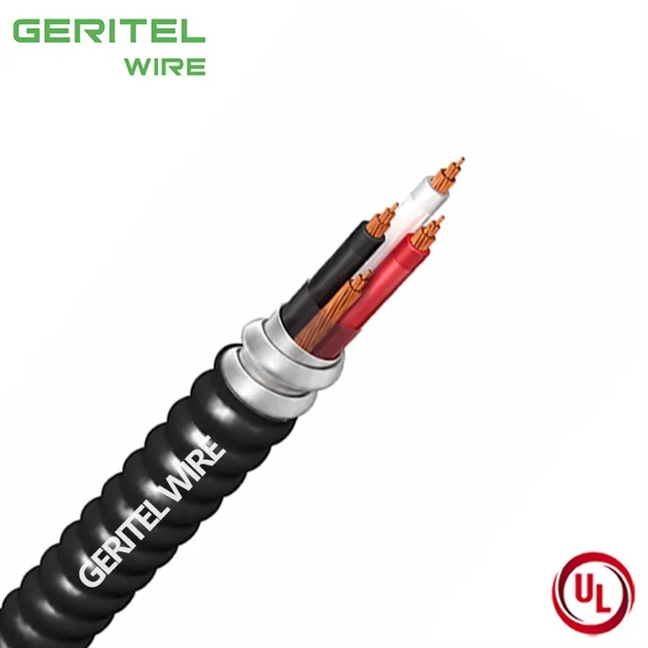 Structure & Technical Specifications of 4/0 AWG PVC Jacketed Metal Clad Armored Cable suppliers