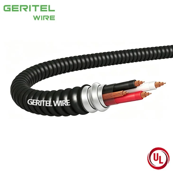 Thermal Expansion Resistant PVC Jacketed Wiring：300 Kcmil MC Cable factory