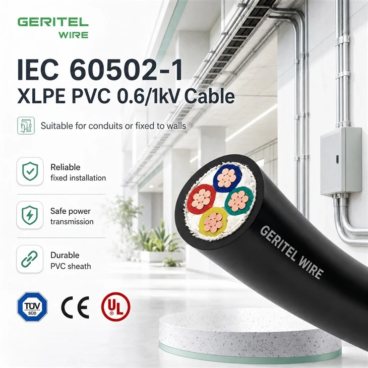 Choose N2XY Cable For 0.6/1kV Copper XLPE/PVC Power Networks