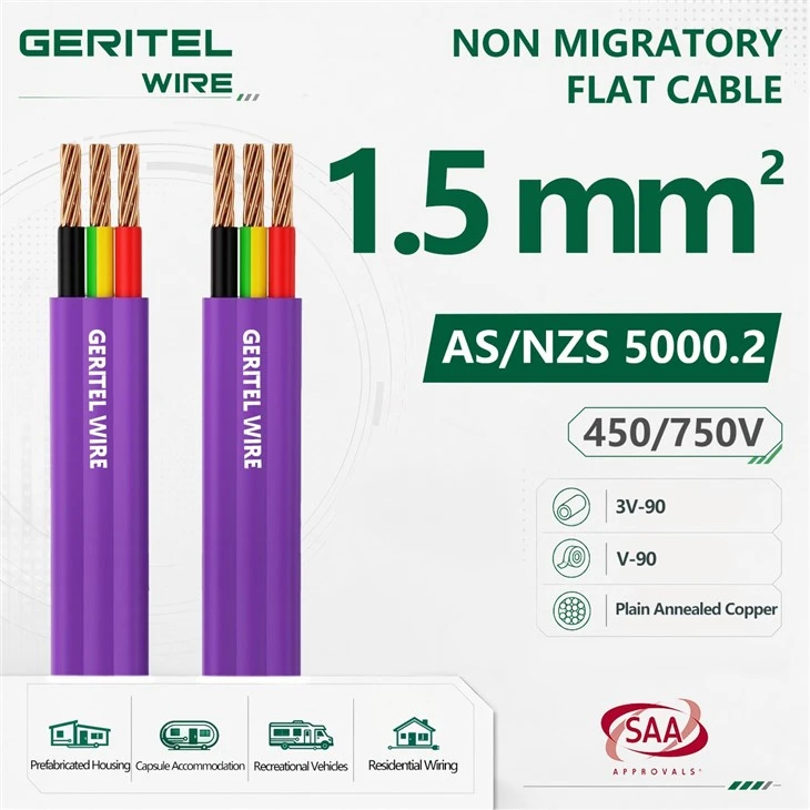 1.5mm Non-Migratory Twin And Earth Cable 100m