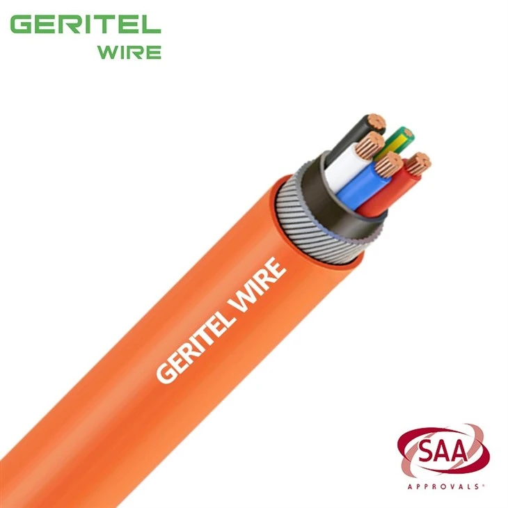1.5mm2-10mm2 Orange Circular SWA Cable 2C+E 3C+E 4C+E Copper Armoured Cable best