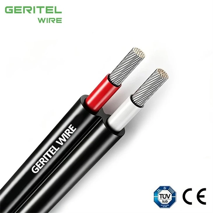 2×1.5mm² Twin Core Solar Cable Flexible Tinned Copper DC Wire factory