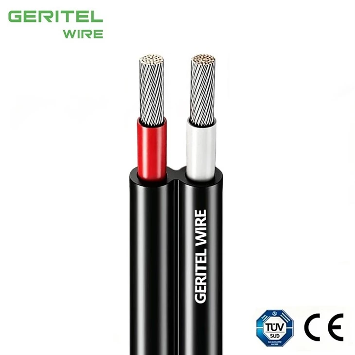 2×10mm² Twin Solar Cable Flexible Tinned Copper DC Wire high quality