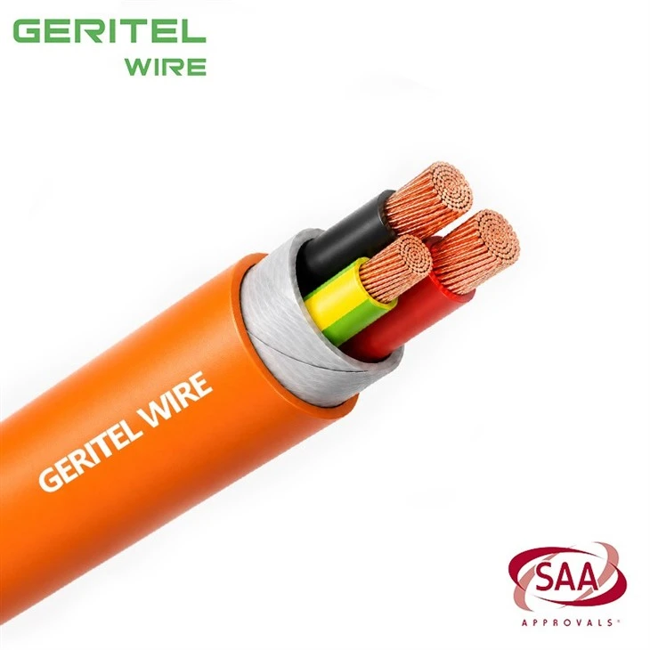 2×150+1×50E 110C Low Fire Hazard Cable SAA 2C+E high quality