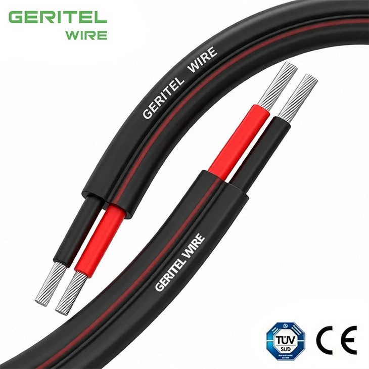 2×16mm² 2 Core Solar Cable Positive & Negative Paired PV Wire suppliers