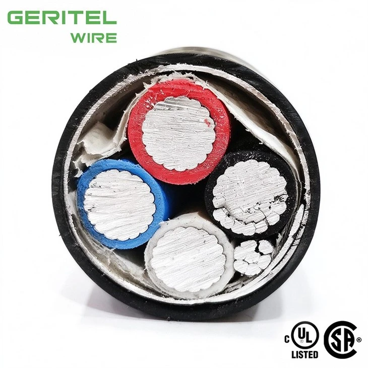 350 Kcmil ACWU90 4 Core Power Cable For BESS AC Feeders high quality