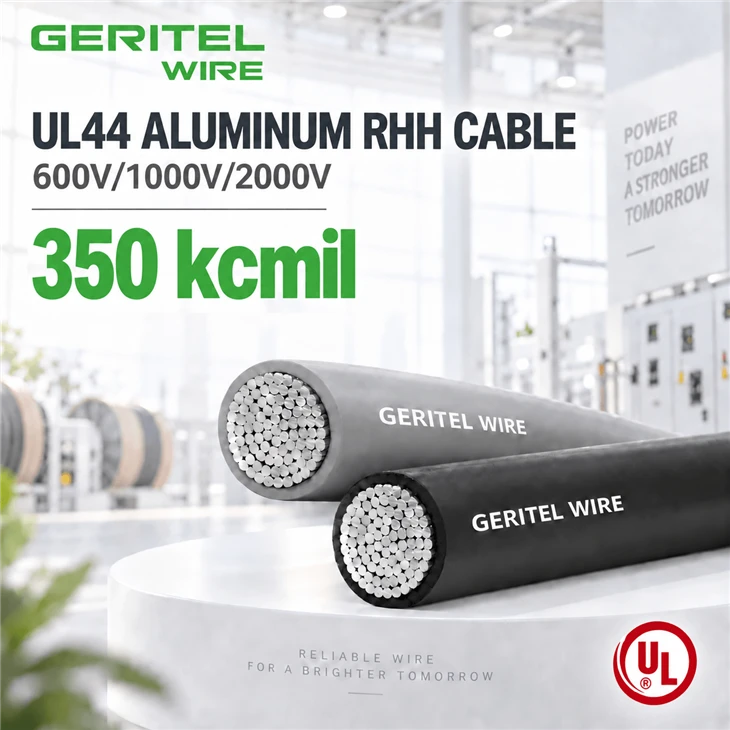 350 Kcmil Aluminum RHH Power Wire For Industrial Main Feeder Systems