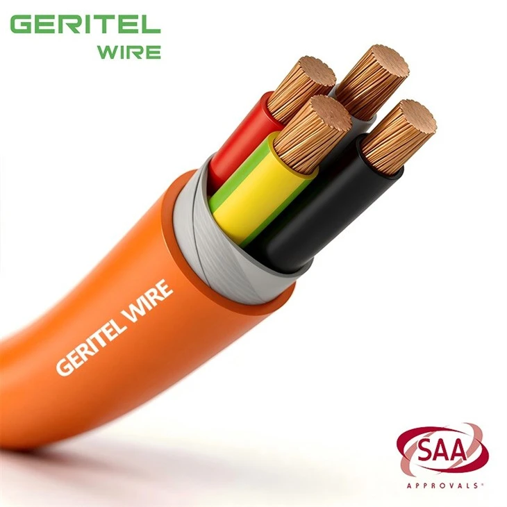 3x120+1x35E SAA Flexible 110C Multicore Power Cable high quality