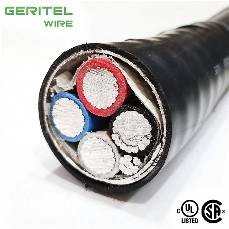 4C 400 Kcmil ACWU90 Armored Wire For Modular Buildings factory