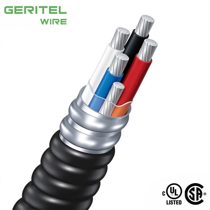 4C 400 Kcmil ACWU90 Armored Wire For Modular Buildings high quality