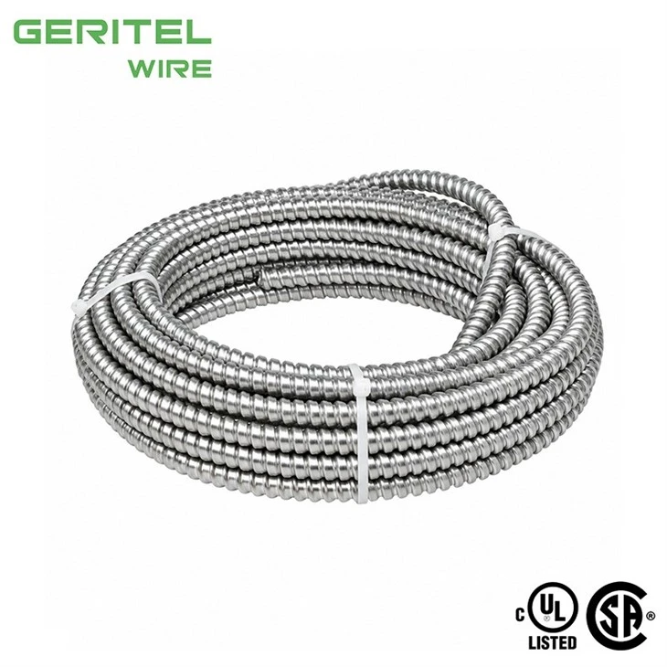 4C 600 BX Aluminum Armoured Wire For High Capacity Building Power Circuits high quality
