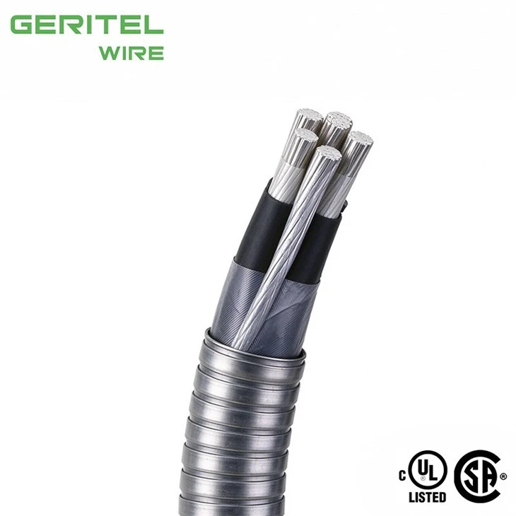 4C 600 BX Aluminum Armoured Wire For High Capacity Building Power Circuits best