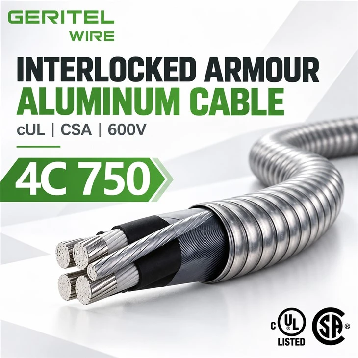 4C 750 AC90 Aluminum Cable For Large Facility Distribution Projects