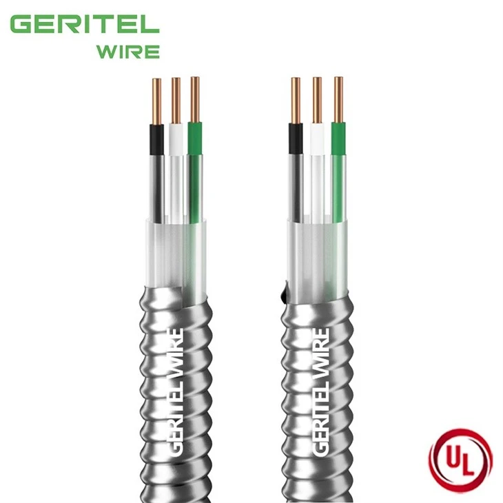 600V UL 1569 MC Cable With UL 83 THHN/THWN-2 Conductors high quality