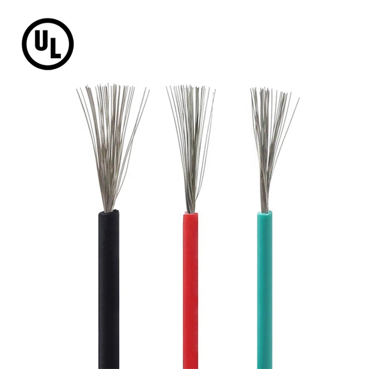 600V UL3512 Wire 200℃ Silicone Rubber Wire suppliers