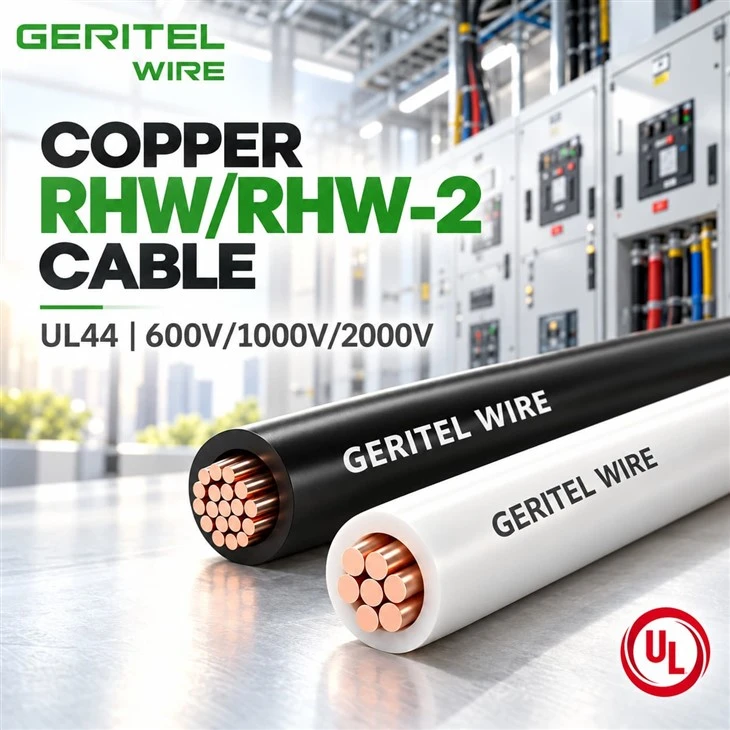 90 Degree RHW-2 Copper Cable For Wet And Dry Locations