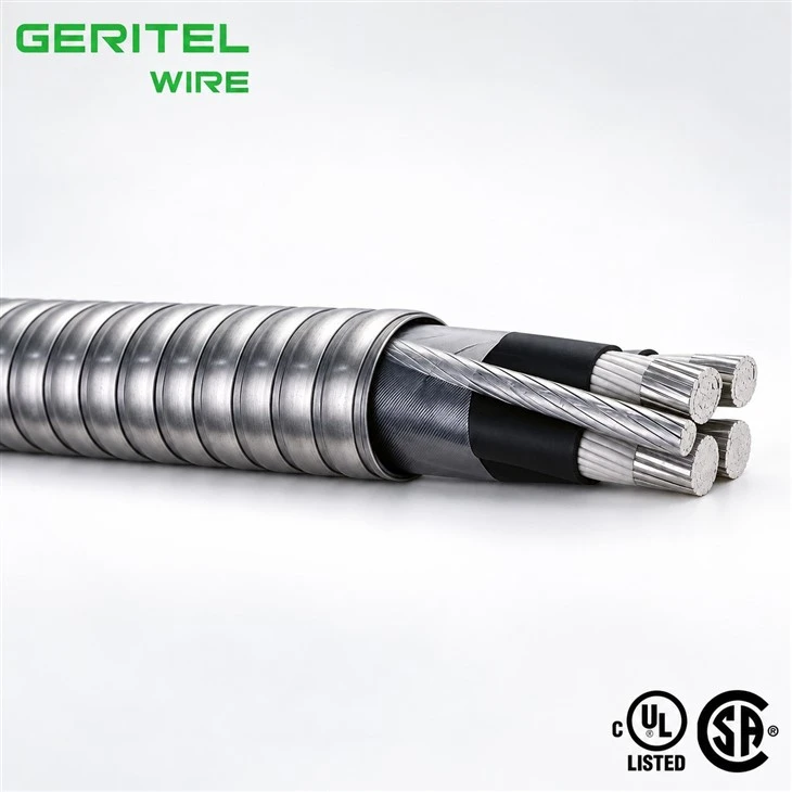 AC90 Aluminum Power Cable 4 Conductor 600V For Industrial And Warehouse Buildings factory