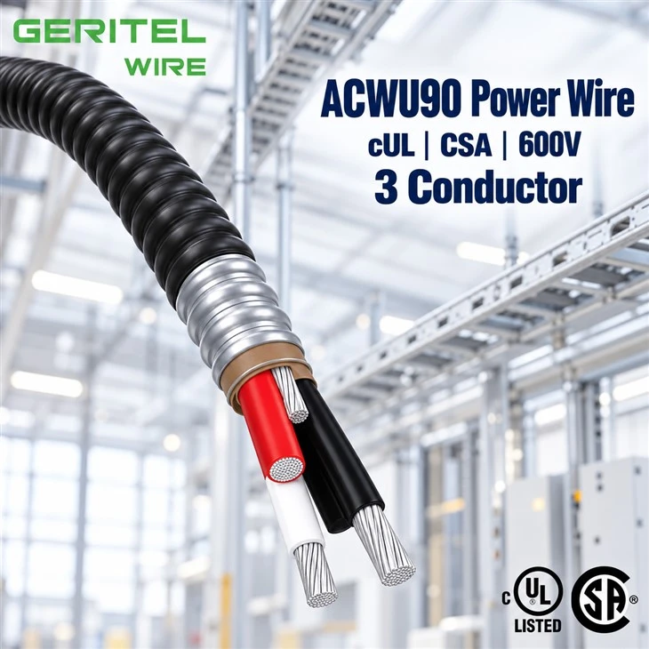 ACWU90 600V Power Wire OEM Factory