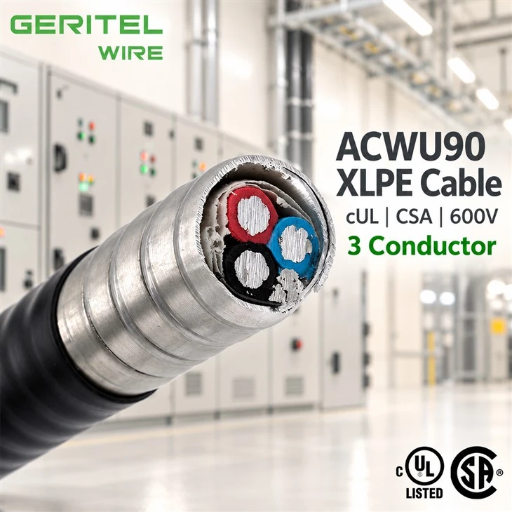 ACWU90 Cable For Outdoor Electrical Installations