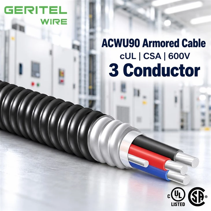 ACWU90 Electrical Cable For Commercial Buildings