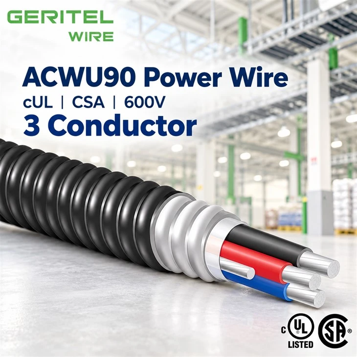 ACWU90 Underground Power Cable For Direct Burial