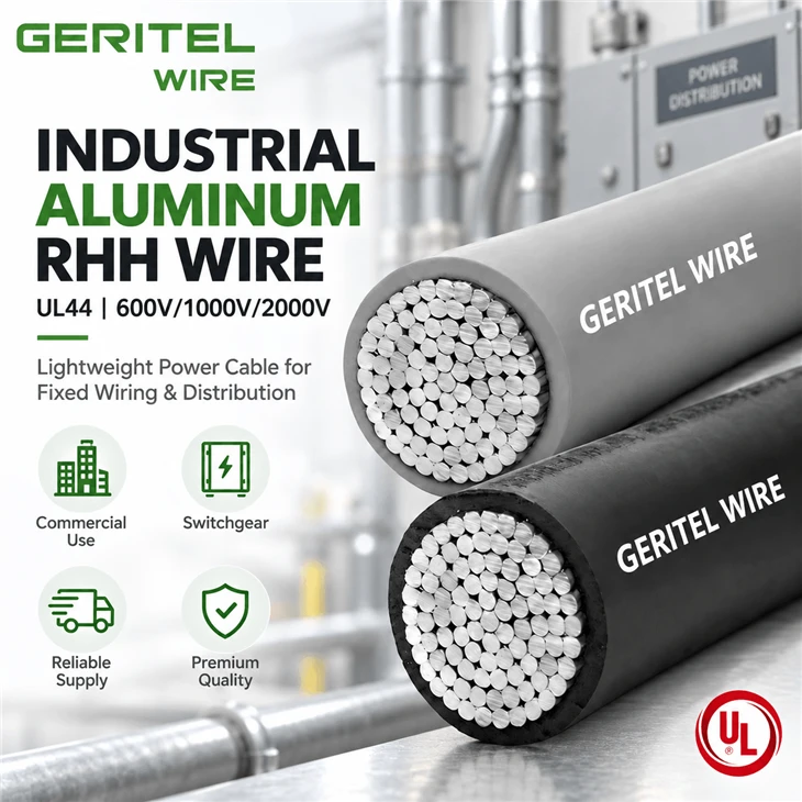 Aluminum RHH Power Wire For BESS Facility Distribution