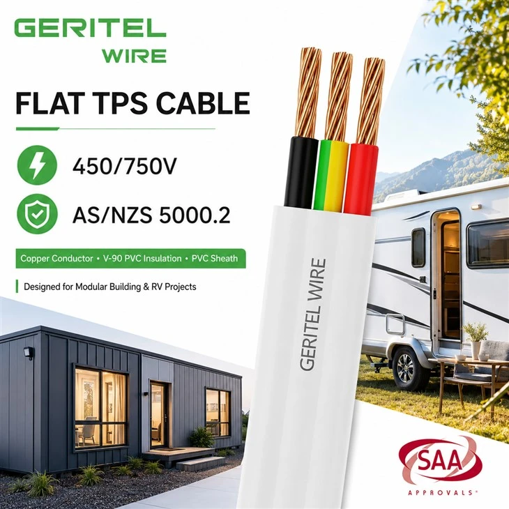 BESS Container Auxiliary Wiring Cable | AS/NZS 5000.2 Building Wire