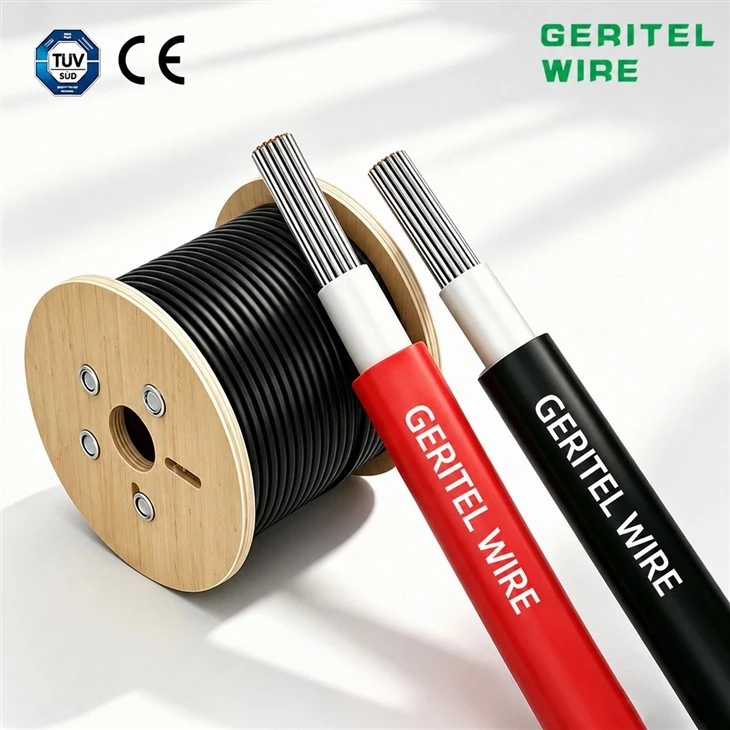 25mm H1Z2Z2-K Solar Cable EN 50618 Outdoor Photovoltaic Wire price