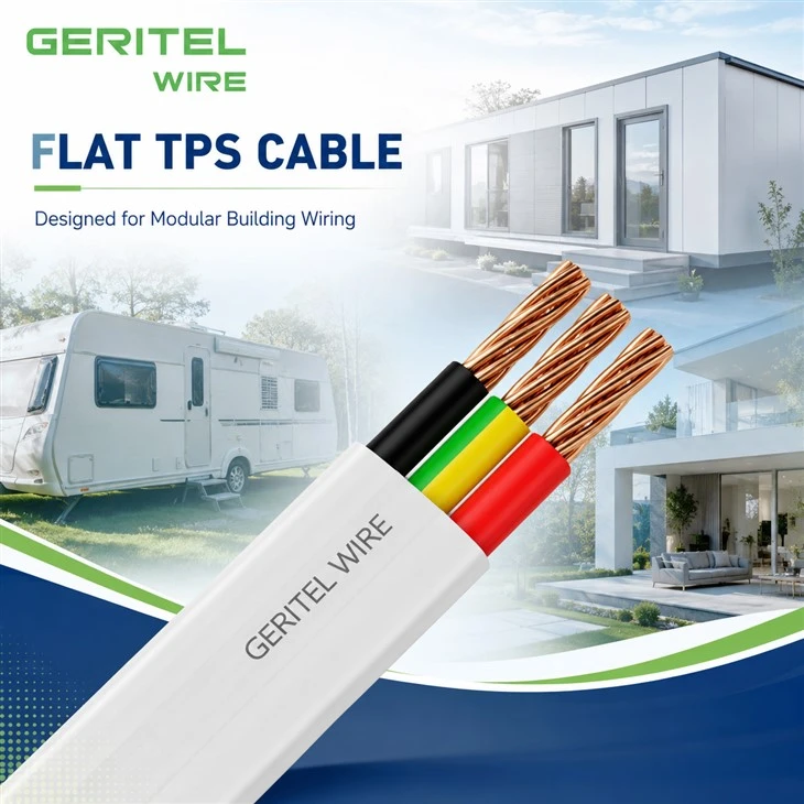 Capsule Houses Flat TPS Cable | AS/NZS 5000.2 Building Wire