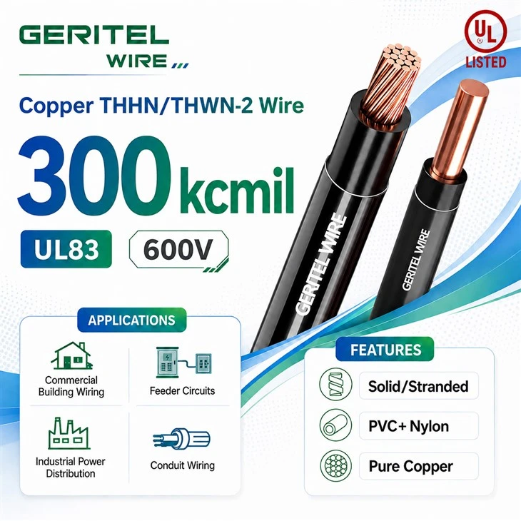 Copper Conductor PVC Nylon Wire 600V Electrical Building Wire