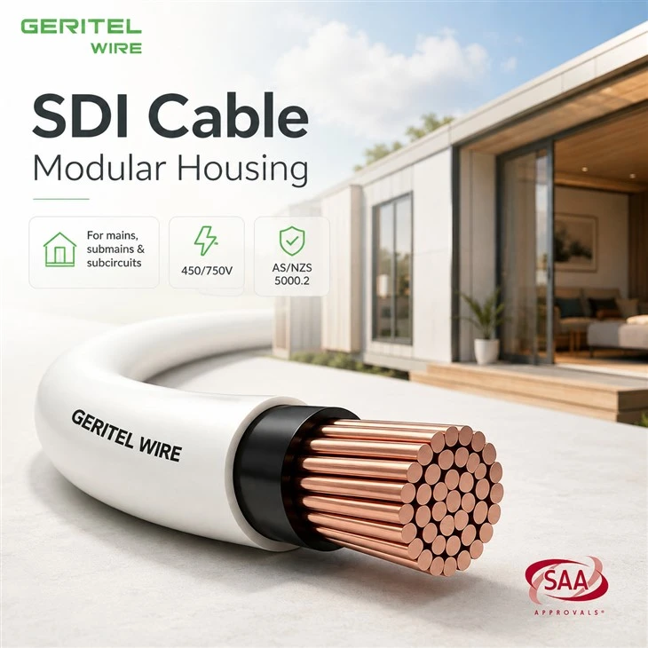 Copper SDI Cable With Red Or Black V90 PVC Core Identification