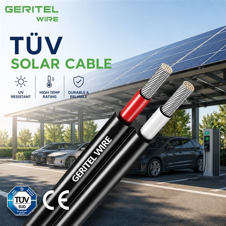 Copper Solar Cable For Long-Term Solar DC Connections