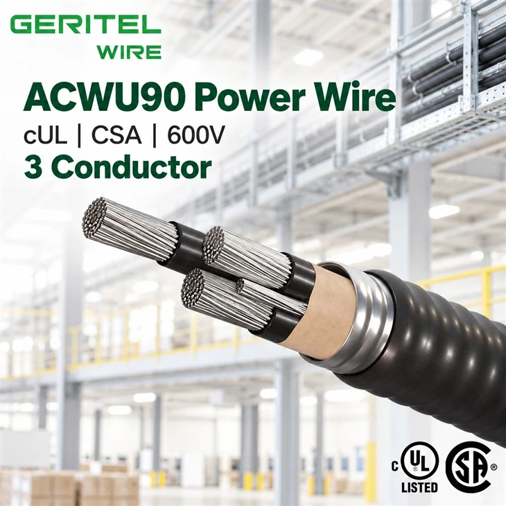 CSA ACWU90 Cable For Building Power Distribution