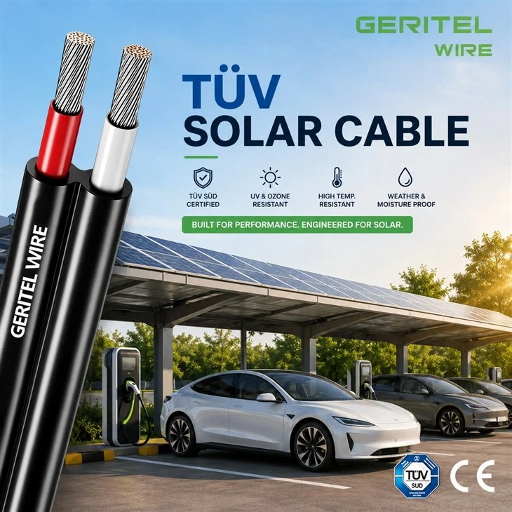 Double Insulated Solar Cable For Reliable Photovoltaic DC Wiring