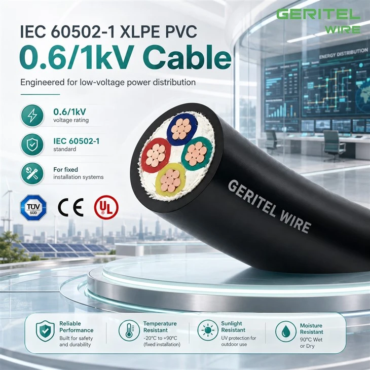 EXVB Power Cable Alternative For Belgian 0.6/1kV Distribution